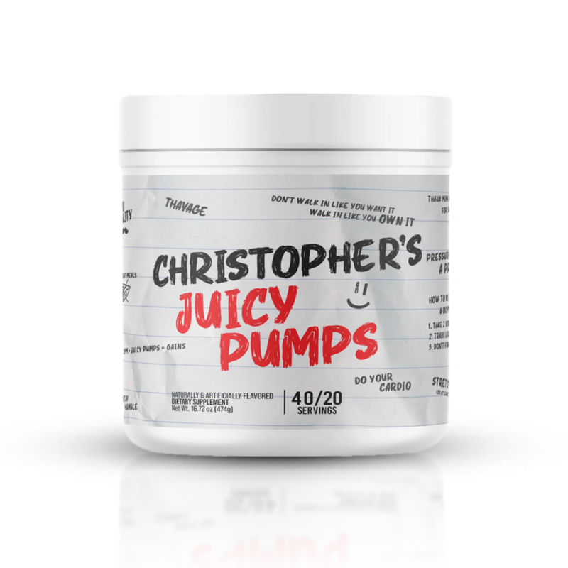 RAW NUTRITION CHRISTOPHER'S JUICY PUMPS